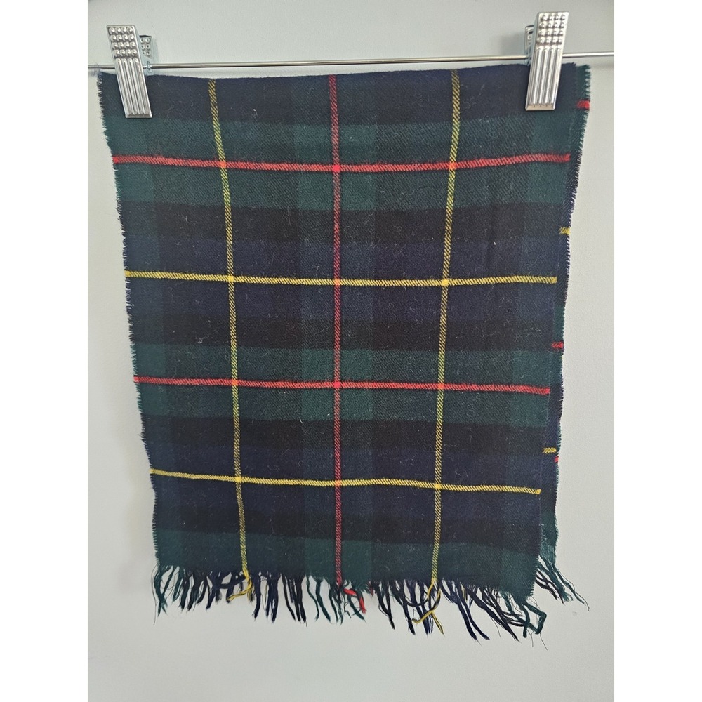 Peter Mac Arthur & Co. 100% New Wool Christmas Plaid Scarf